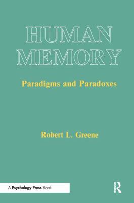 Human Memory: Paradigms and Paradoxes 080580997X Book Cover