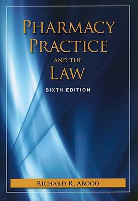 Pharmacy Practice and the Law 0763781290 Book Cover