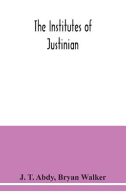 The Institutes of Justinian 9354038735 Book Cover