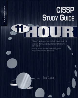 Eleventh Hour CISSP: Study Guide (Syngress Elev... 1597495662 Book Cover