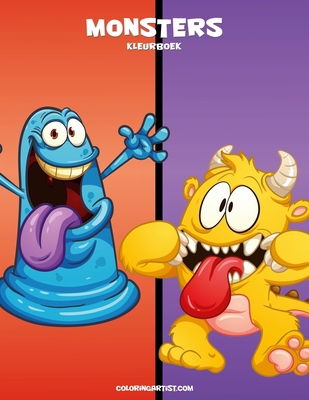 Monsters Kleurboek 1 [Dutch] 1537037986 Book Cover