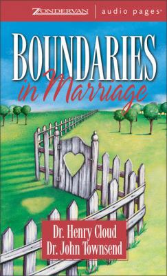 Boundaries in Marriage 0310225493 Book Cover
