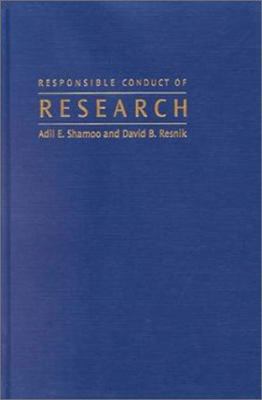 Responsible Conduct of Research 0195148452 Book Cover