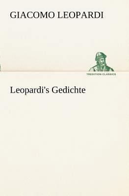 Leopardi's Gedichte [German] 3847237802 Book Cover