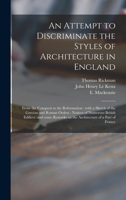An Attempt to Discriminate the Styles of Archit... 1013506340 Book Cover