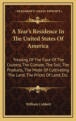 A Year's Residence in the United States of Amer... 1163873942 Book Cover