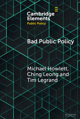 Bad Public Policy 1009497030 Book Cover