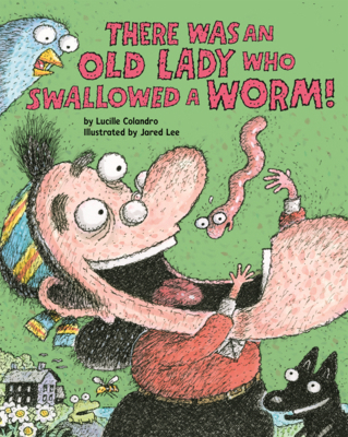 There Was an Old Lady Who Swallowed a Worm! B0GN2RSPJH Book Cover
