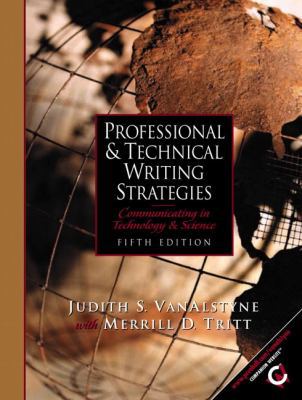 Professional and Technical Writing Strategies: ... 0130412791 Book Cover