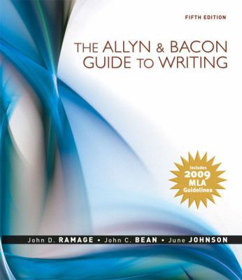 The Allyn and Bacon Guide to Writing : MLA Upda... B0072REMY4 Book Cover