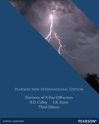 Elements of X-ray Diffraction 1292040548 Book Cover