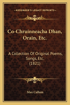 Co-Chruinneacha Dhan, Orain, Etc.: A Collection... 1166457060 Book Cover