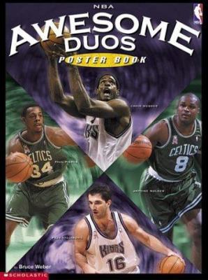 NBA's Awesome Duos Poster Book 0439443008 Book Cover