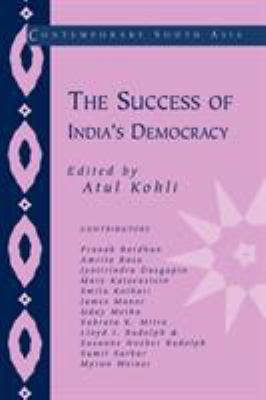 The Success of India's Democracy 0521805309 Book Cover
