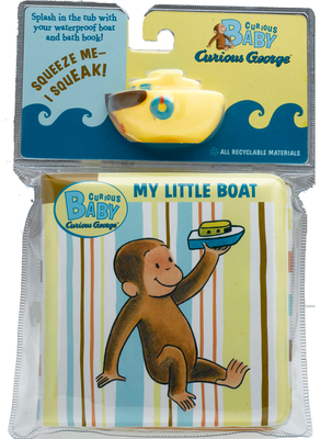 Curious Baby: My Little Bath Book & Toy Boat [W... 054721541X Book Cover