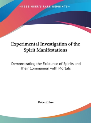 Experimental Investigation of the Spirit Manife... [Large Print] 116985642X Book Cover
