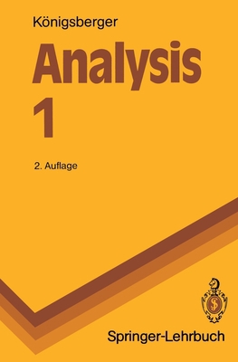 Analysis 1 [German] 3540551166 Book Cover