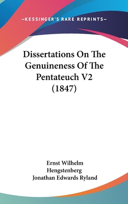 Dissertations On The Genuineness Of The Pentate... 1104830078 Book Cover