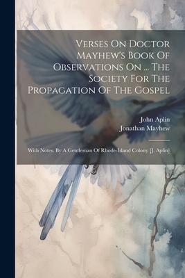 Verses On Doctor Mayhew's Book Of Observations ... 1022416855 Book Cover