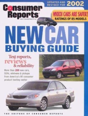 Consumer Reports New Car Buying Guide 2002 B01CMPJ06A Book Cover