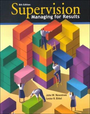 Supervision: Managing for Results 007822280X Book Cover