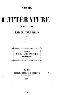 Cours de littérature française [French] 1530772079 Book Cover