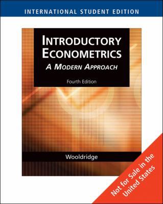 Introductory Econometrics: A Modern Approach 0324788908 Book Cover