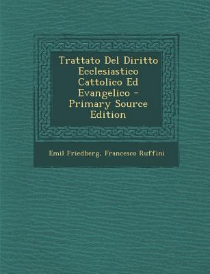 Trattato Del Diritto Ecclesiastico Cattolico Ed... [Italian] 1294360965 Book Cover