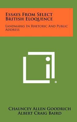 Essays from Select British Eloquence: Landmarks... 1258425483 Book Cover