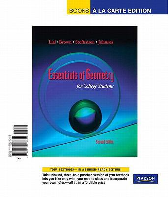 Essentials of Geometry for College Students 0321671821 Book Cover