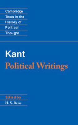 Kant: Political Writings 0521391857 Book Cover