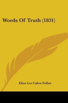 Words Of Truth (1831) 1104533189 Book Cover