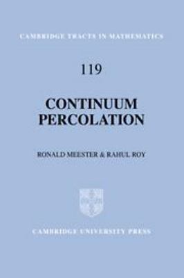 Continuum Percolation 0511895356 Book Cover