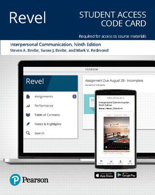 Revel for Interpersonal Communication: Relating... 0134890361 Book Cover