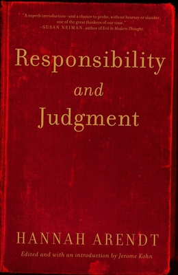 Responsibility and Judgment 0805211624 Book Cover
