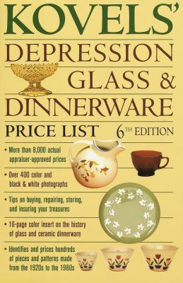 Kovels' Depression Glass & Dinnerware Price Lis... 0609803107 Book Cover