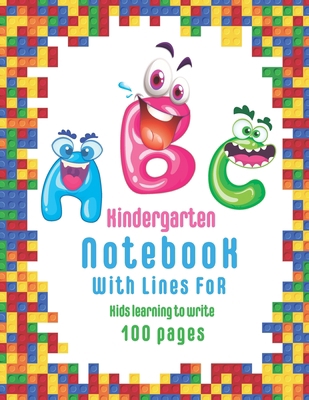 ABC kindergarten Notebook: 100 Blank handwritin... B08GLKD933 Book Cover