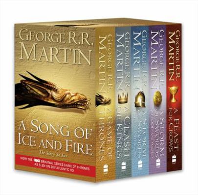 A Song of Ice and Fire, Books 1-4 (A Game of Th... 000744804X Book Cover