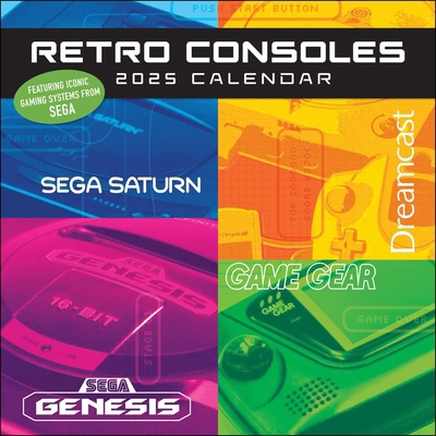 Retro Consoles 2025 Wall Calendar: Featuring Ic... 1419774034 Book Cover