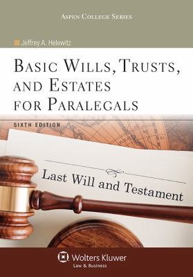 Basic Wills, Trusts, and Estates for Paralegals 1454831359 Book Cover