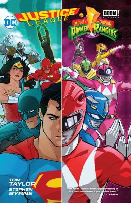 Justice League/Power Rangers 1401285155 Book Cover