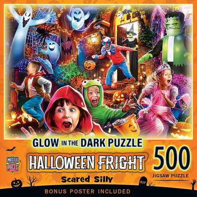 Halloween - Scared Silly 500pc Glow in the Dark...            Book Cover