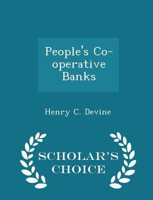 People's Co-Operative Banks - Scholar's Choice ... 1297131657 Book Cover