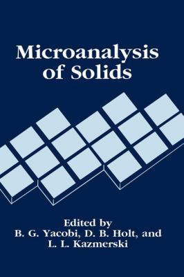Microanalysis of Solids 030644433X Book Cover