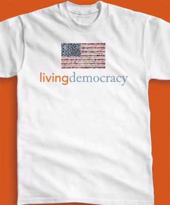 Living Democracy [With DVD] 0132320800 Book Cover