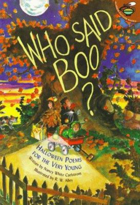 Who Said Boo?: Halloween Poems for the Very Young 068983151X Book Cover