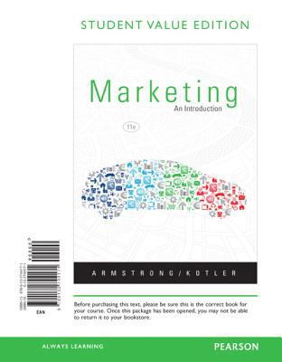 Marketing: An Introduction Student Value 0132744171 Book Cover