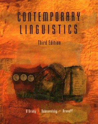 Contemporary Linguistics: An Introduction 0312137494 Book Cover