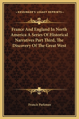 France And England In North America A Series Of... 1169302203 Book Cover