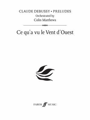 Ce Qu'a Vu le Vent D'ouest: (prelude 1) 0571524125 Book Cover